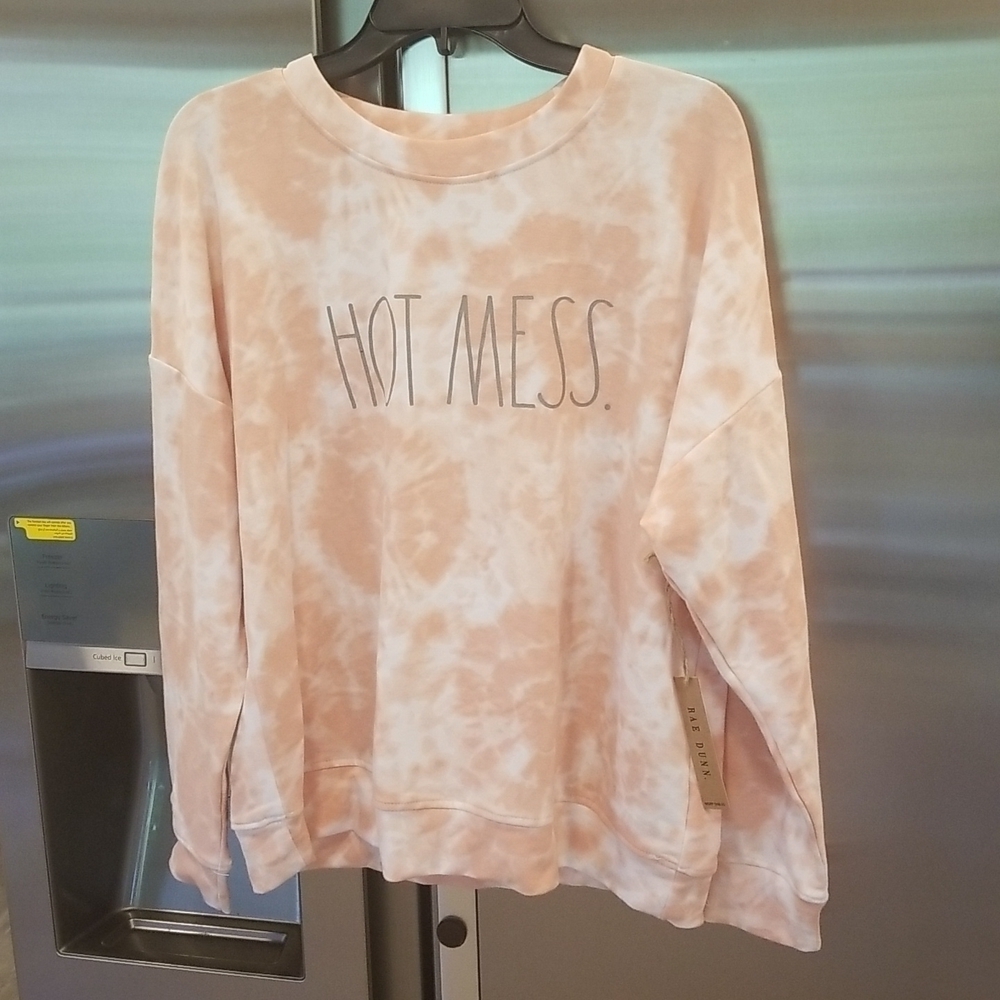 💕RAE DUNN💕Hot Mess Graphic Sweatshirt L NWT